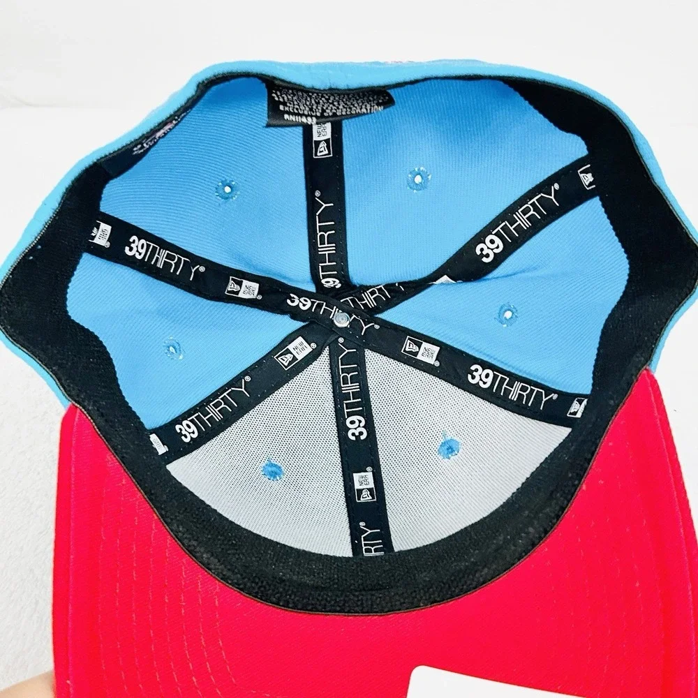 Miami Marlins New‎ Era City Connect 39THIRTY Stretch Flex Hat Cap S/M MLB Blue